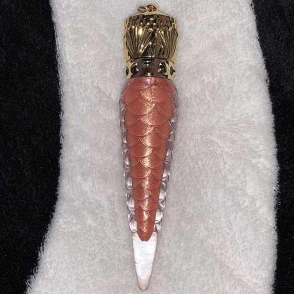 Christian Louboutin Other - ✨💄✨ Authentic Louboutin Loubilaque Lip Lacquer Shimmer Sparkle Goldissima